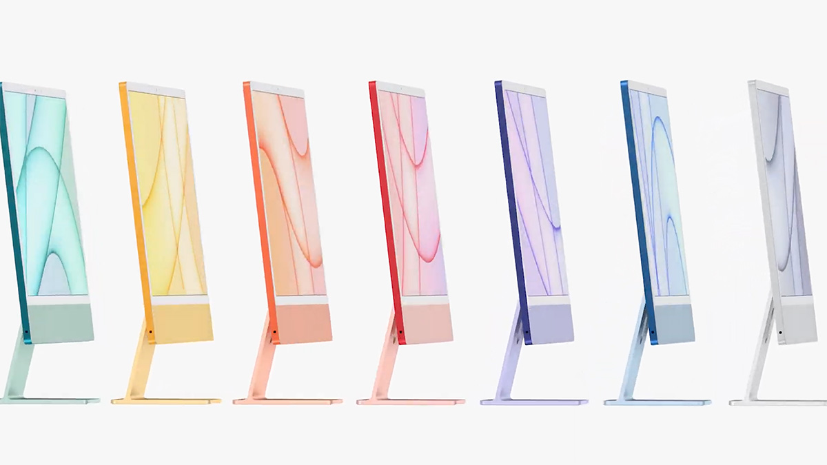 Apple、カラフルなiMac 24インチを発表