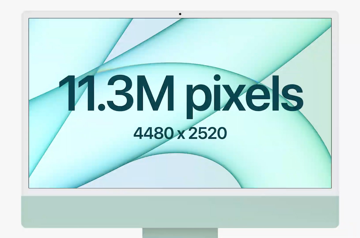 Apple、カラフルなiMac 24インチを発表